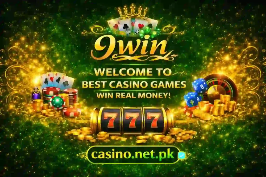 9win game official welcome banner image.