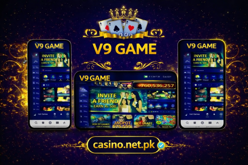 V9 official game image designed by csino.net.pk
