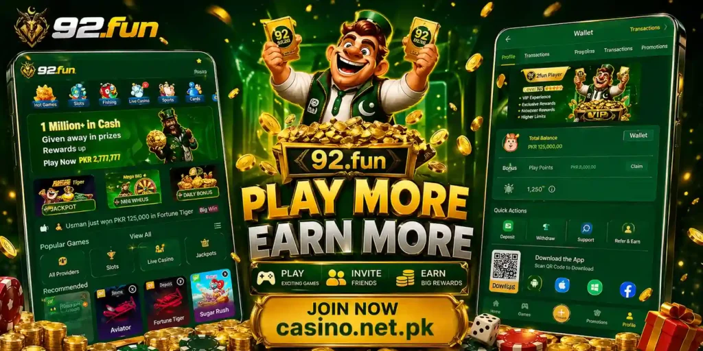 92Fun game: invite friends and earn money. Full details in this image.