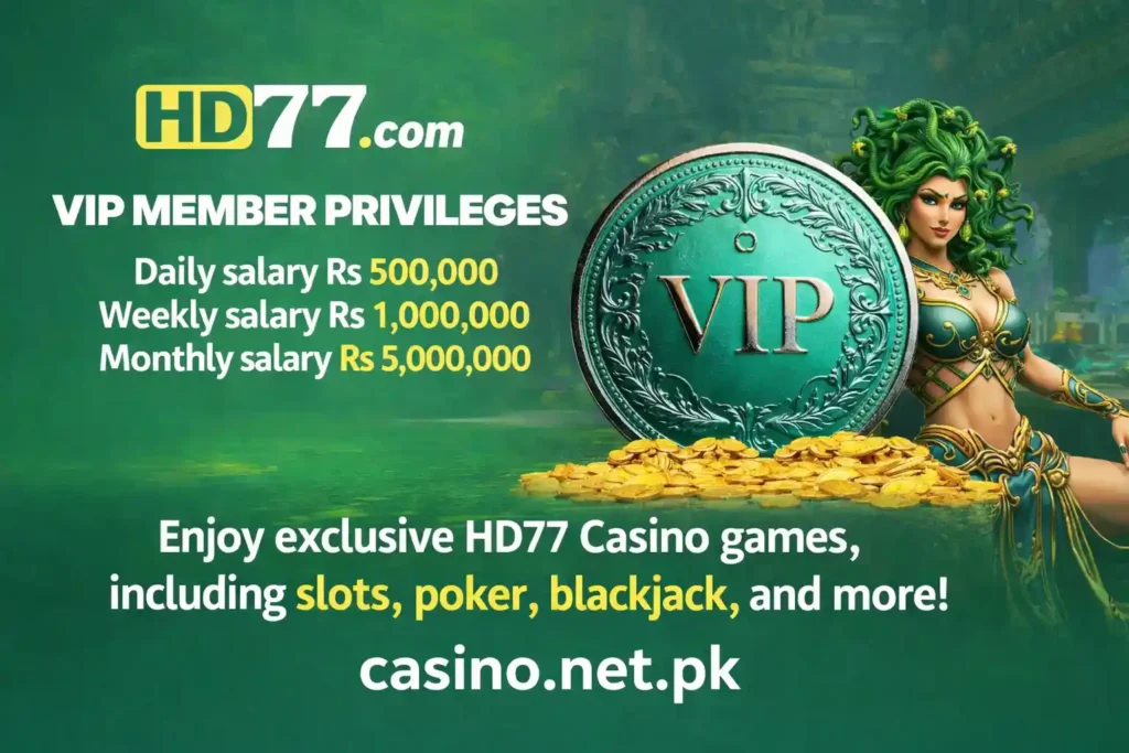 HD77 game VIP bonuses detail image.