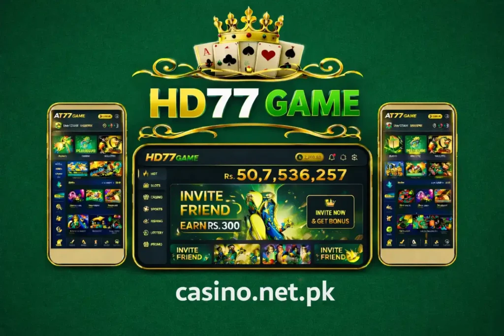 How to withdraw money on the HD77 game image.