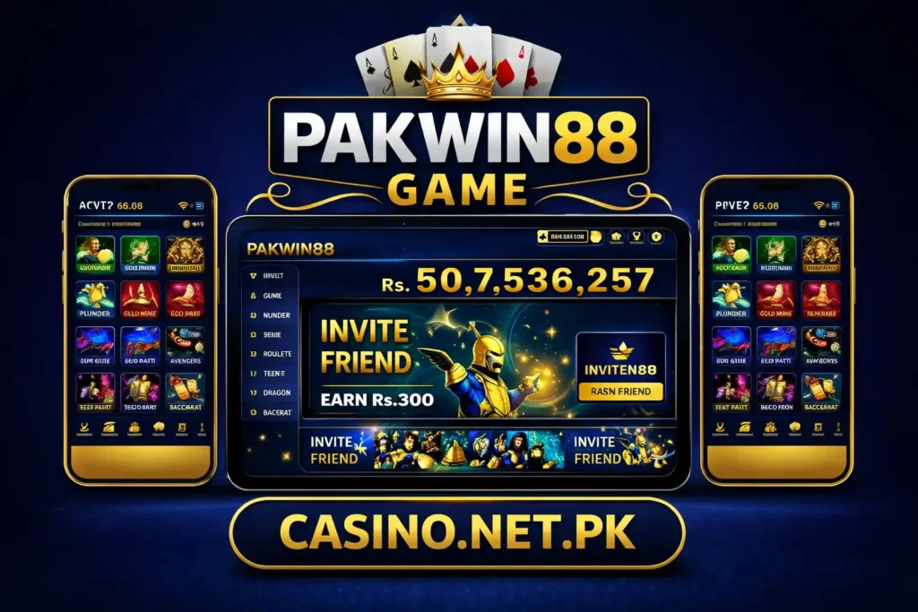 Pakwin88 official game invite friends image.