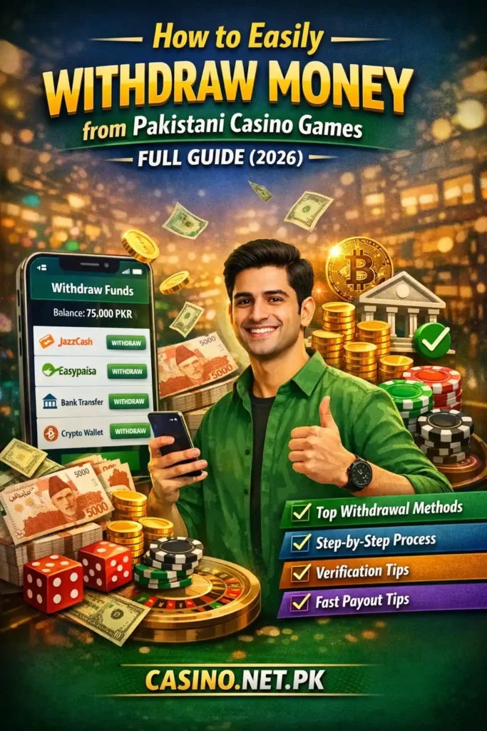 How to Easily Withdraw Money from Pakistani Casino Games image