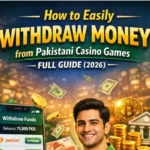 How to Easily Withdraw Money from Pakistani Casino Games: Design Image.