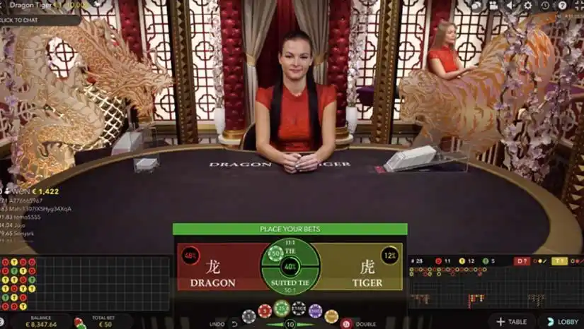 dragon vs tiger game image.