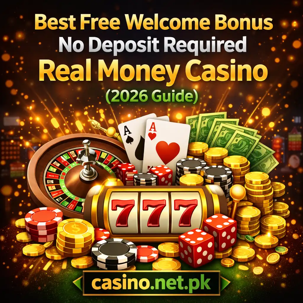 Best Free Welcome Bonus: No Deposit Required (designed image).
