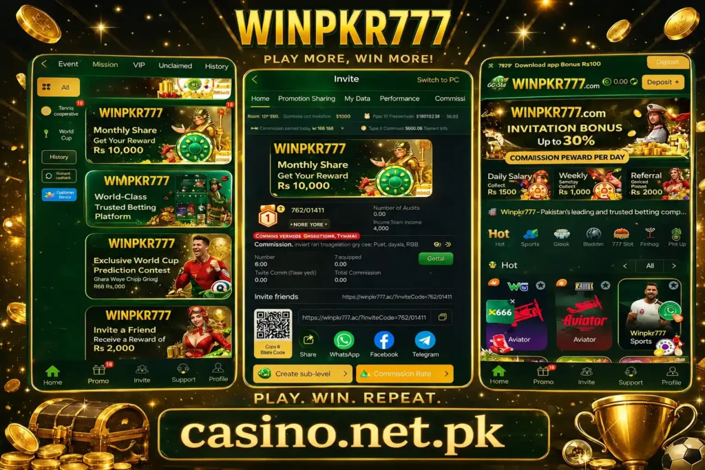 Winpkr777 game deposit and withdrawal money guide image.