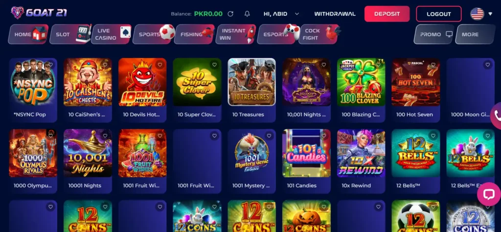 Goat21 Pkr game screenshot image.