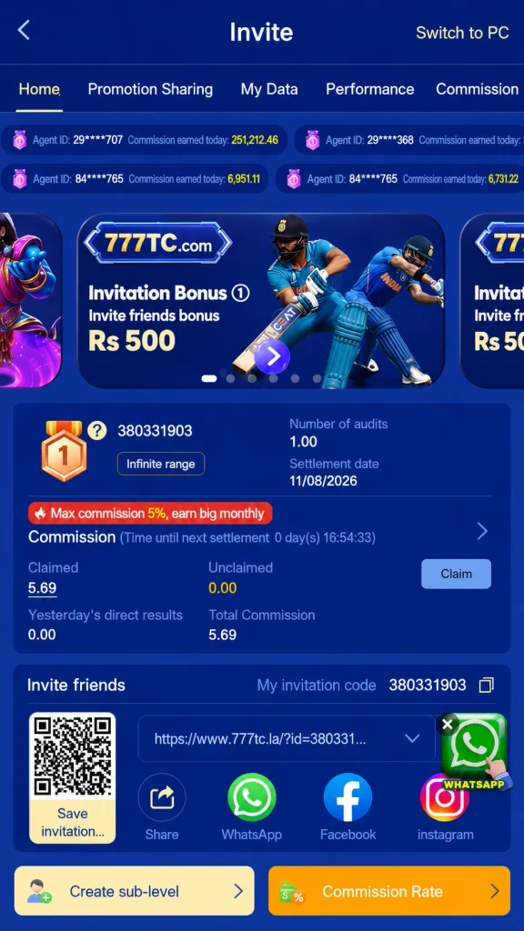 Down 777TC game and earn real money.
